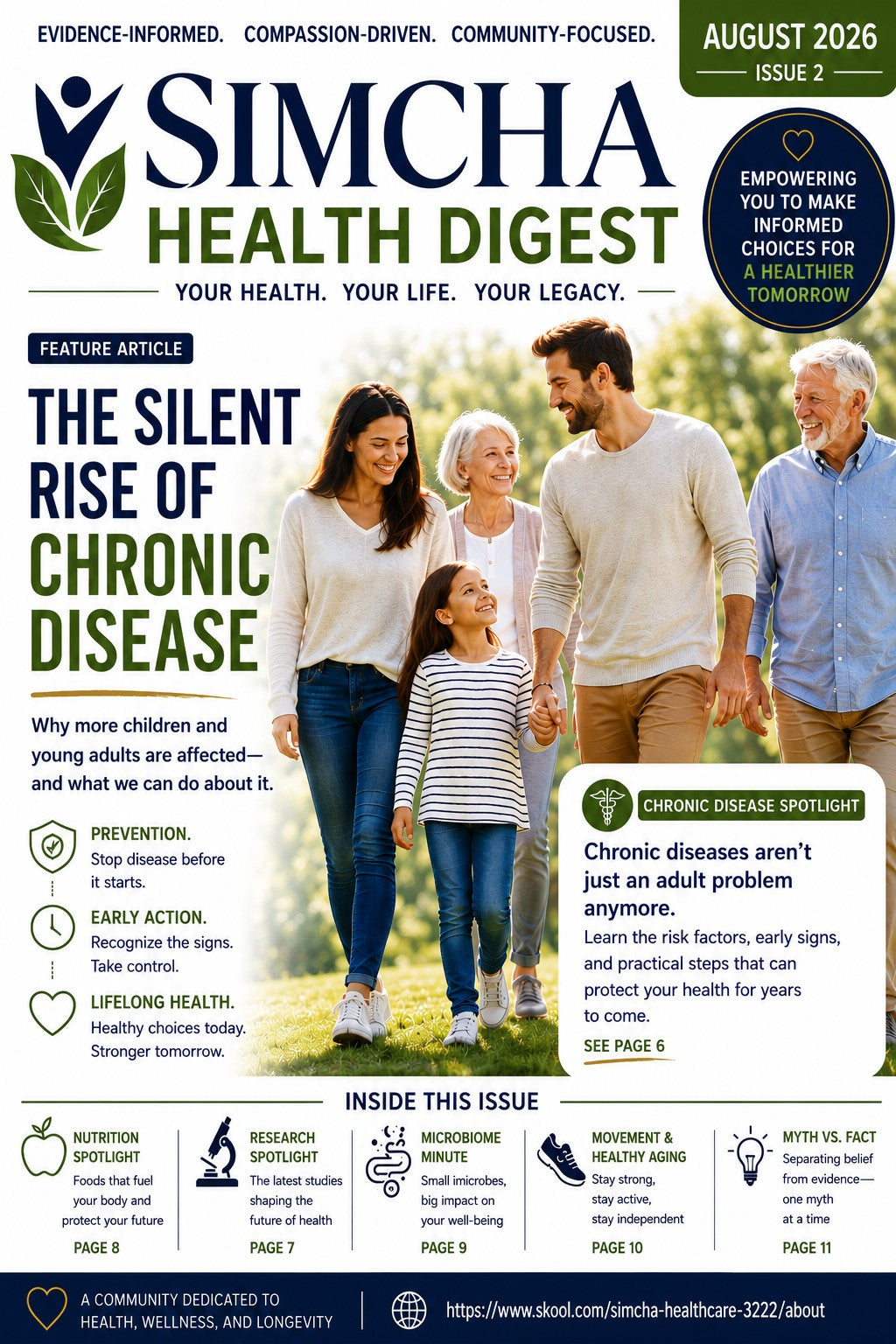 Simcha Health Digest August 2026 Issue