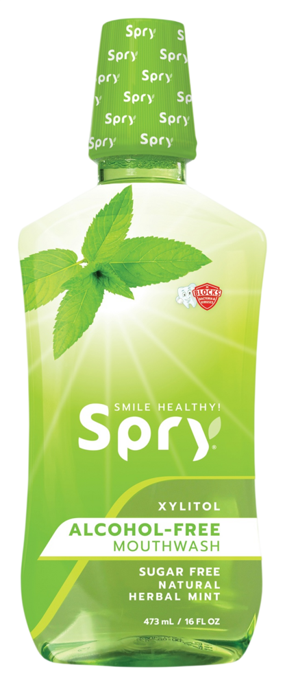 Spry Herbal Mint Mouth Wash Alcohol Free