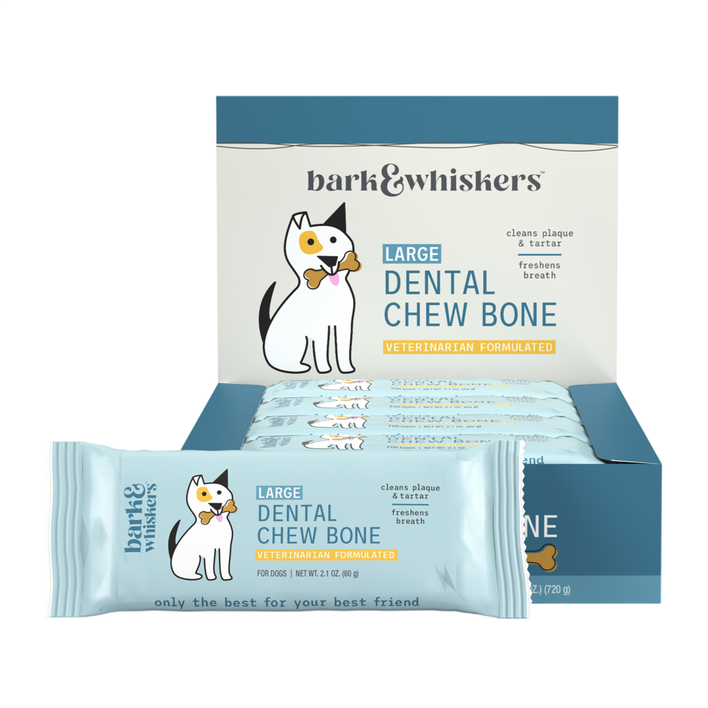 Dog Dental Chew Bones Large - 12ct