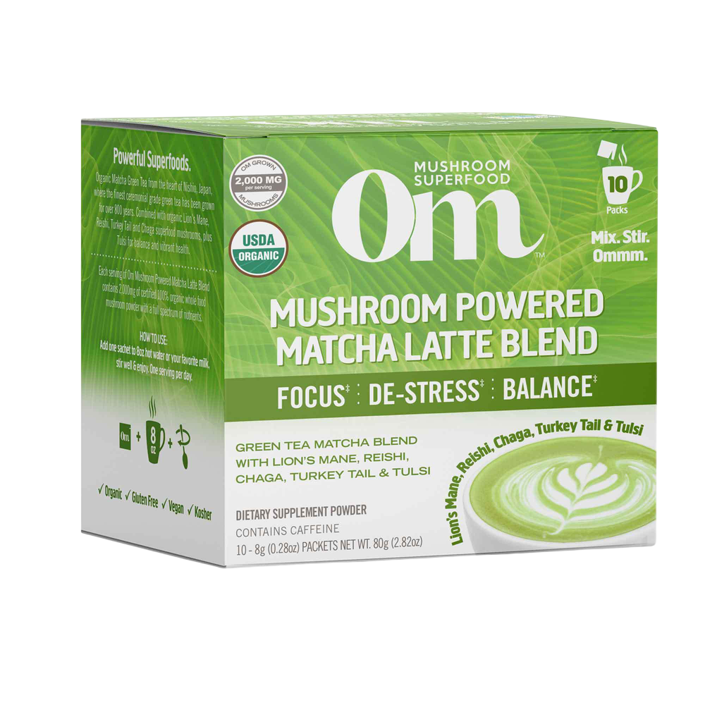 Mushroom Powered Matcha Latte 10 pack