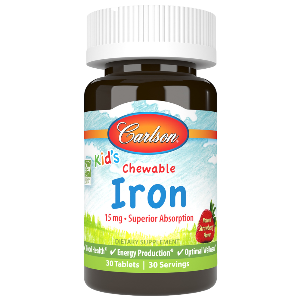 Kid's Chewable Iron 15mg - Tablets 30ct